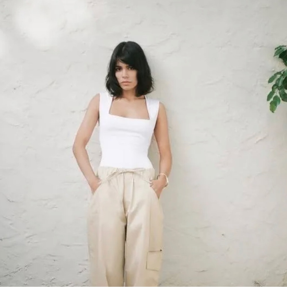 NEW Zara White Bodysuit